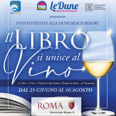 Il libro si unisce al vino - Le Dune beach resort